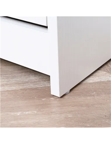 HOMCOM Narrow Shoe Cabinet with 3 Flip Doors, 14-18 Pairs Shoe Cupboard with Open Shelf for Slim Hallway and Entryway, 24 x 60 x