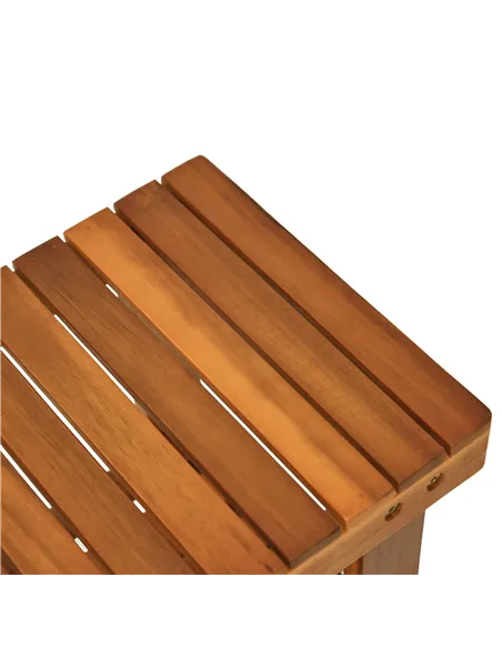 HOMCOM Acacia Wood Shoe Bench,  3-Tier Shoe Storage Rack, Hallway Organizer Shelf, for Entryway, Living Room, Bedroom, 50 x 28 x