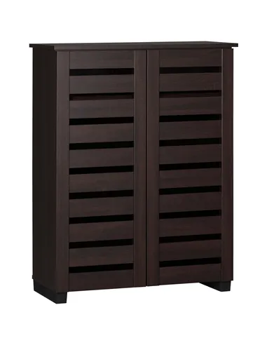 HOMCOM 15 Shoe Storage Cabinet - Wood-Effect