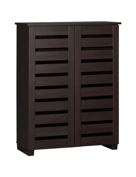 HOMCOM 15 Shoe Storage Cabinet - Wood-Effect