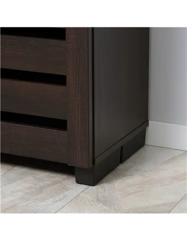 HOMCOM 15 Shoe Storage Cabinet - Wood-Effect