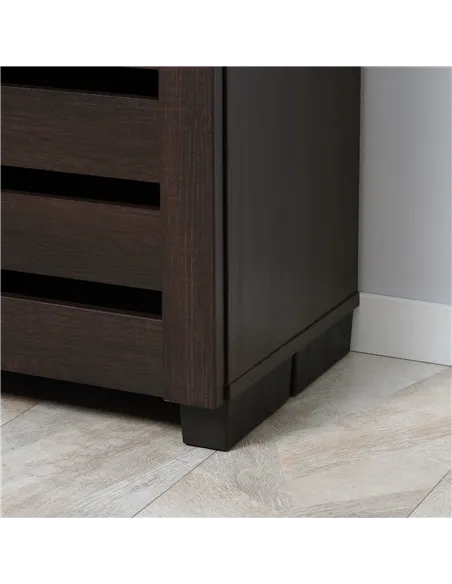 HOMCOM 15 Shoe Storage Cabinet - Wood-Effect