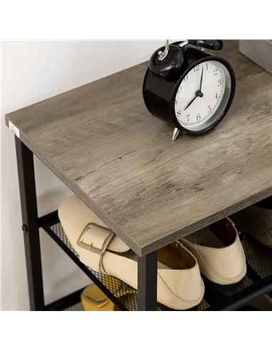 HOMCOM 8-Tier Shoe Rack, Shoe Storage Organizer with Mesh Shelves, Free Standing Shoe Shelf Stand for 21-24 Pairs of Shoes for E