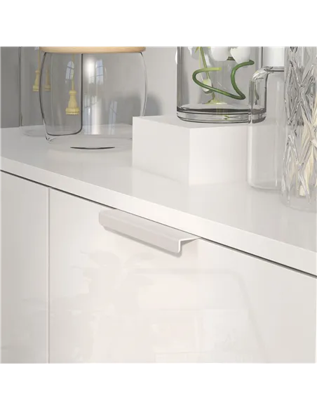 HOMCOM Five-Shelf Shoe Storage Cupboard - White