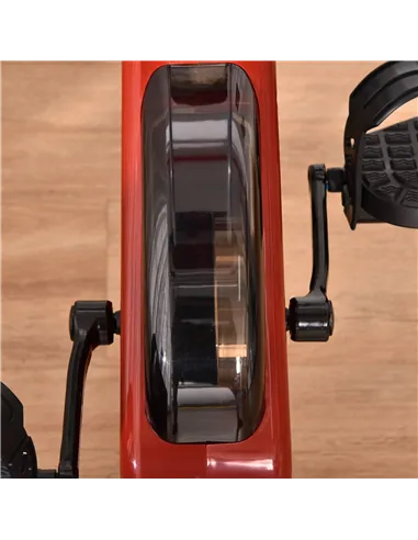 HOMCOM Folding Exercise Bike, Fitness Bicycle Indoor Trainer, 8-Level Magnetic Resistance Adjustable, with LCD Monitor, Pulse Se