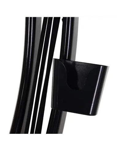 HOMCOM 2-in-1 Folding Exercise Bike with 8-Level Magnetic Resistance, Arm Resistance Band, Pulse Sensor, Black