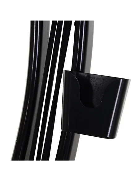 HOMCOM 2-in-1 Folding Exercise Bike with 8-Level Magnetic Resistance, Arm Resistance Band, Pulse Sensor, Black