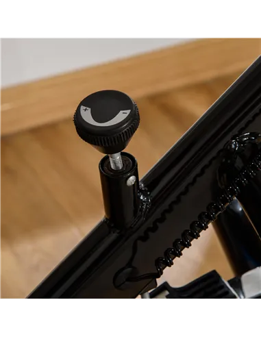 HOMCOM Stationary Exercise Bike, 8kg Flywheel Indoor Cycling Workout Fitness Bike, Adjustable Resistance Cardio Exercise Machine