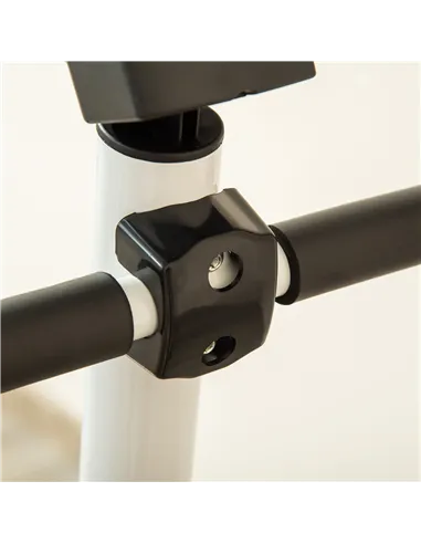 HOMCOM Twister Stepper, Step Machine with Adjustable Resistance, LCD Screen - White