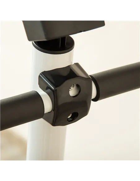 HOMCOM Twister Stepper, Step Machine with Adjustable Resistance, LCD Screen - White