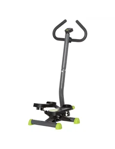 HOMCOM Twister Stepper, Step Machine with Adjustable Resistance, LCD Screen - Grey