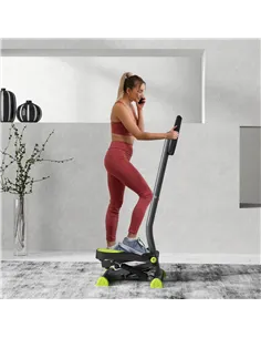 HOMCOM Twister Stepper, Step Machine with Adjustable Resistance, LCD Screen - Grey 2