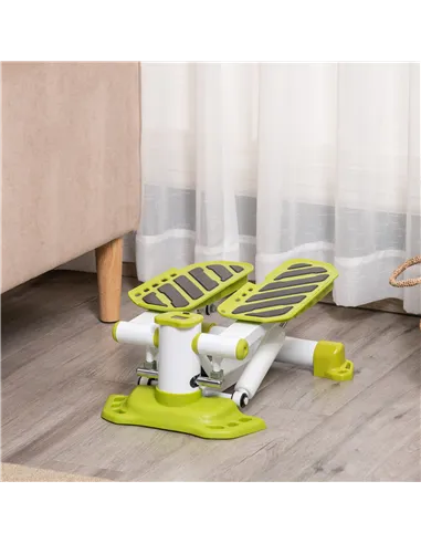 HOMCOM Portable Mini Stepper, Steppers for Exercise Workout with LCD Display Monitor, Anti-skid Foot Pedals for Home Gym Office,