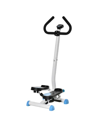 HOMCOM Twister Stepper, Step Machine with Adjustable Resistance, LCD Screen - Blue