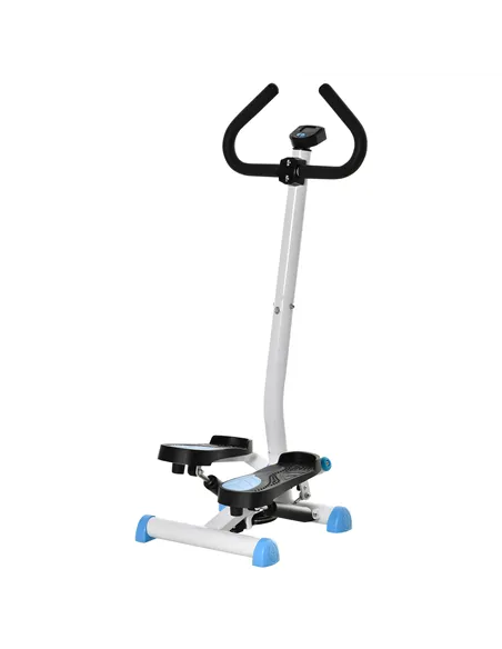 HOMCOM Twister Stepper, Step Machine with Adjustable Resistance, LCD Screen - Blue