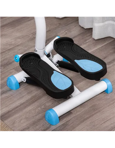 HOMCOM Twister Stepper, Step Machine with Adjustable Resistance, LCD Screen - Blue