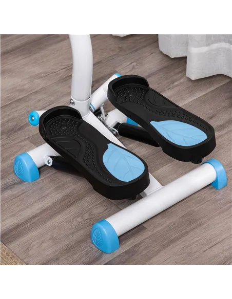 HOMCOM Twister Stepper, Step Machine with Adjustable Resistance, LCD Screen - Blue