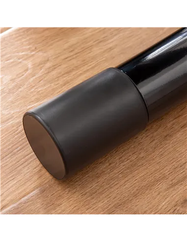 HOMCOM Adjustable Twist Stepper Fitness Step Machine, LCD Screen, Height-Adjust Handlebars, Home Gym, Black and Blue