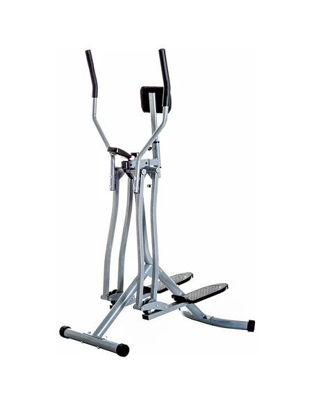 HOMCOM Air Walker Glider, Cross Trainer Fitness Machine, with LCD, for Home Gym, Grey