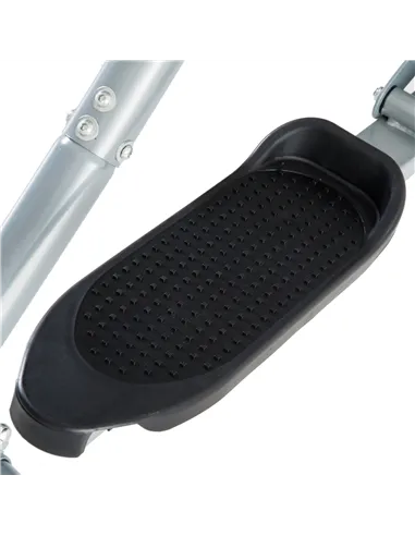 HOMCOM Air Walker Glider, Cross Trainer Fitness Machine, with LCD, for Home Gym, Grey