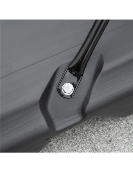 HOMCOM Adjustable Basketball Hoop and Stand, with Wheels and Weight Base Black