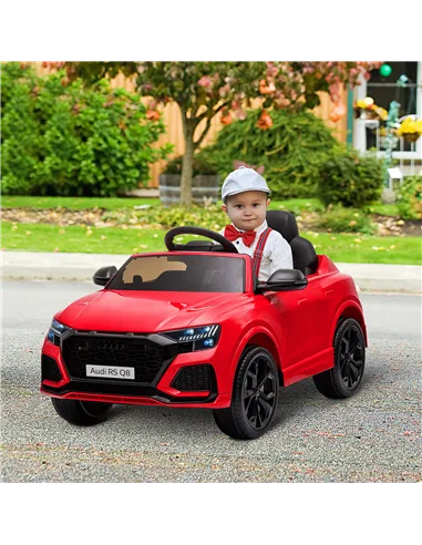 HOMCOM Audi RS Q8 Licensed Electric Car for Kids, 6V Kids' Electric Ride on with Remote Control, 7Ah Big Battery, Lights Bluetoo