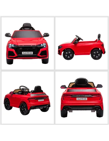 HOMCOM Audi RS Q8 Licensed Electric Car for Kids, 6V Kids' Electric Ride on with Remote Control, 7Ah Big Battery, Lights Bluetoo