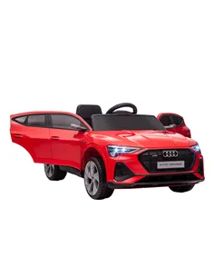 HOMCOM Audi E-tron Licensed 12V Kids' Electric Ride on, Electric Car for Kids, with Parental Remote, Music Lights MP3, Suspensio