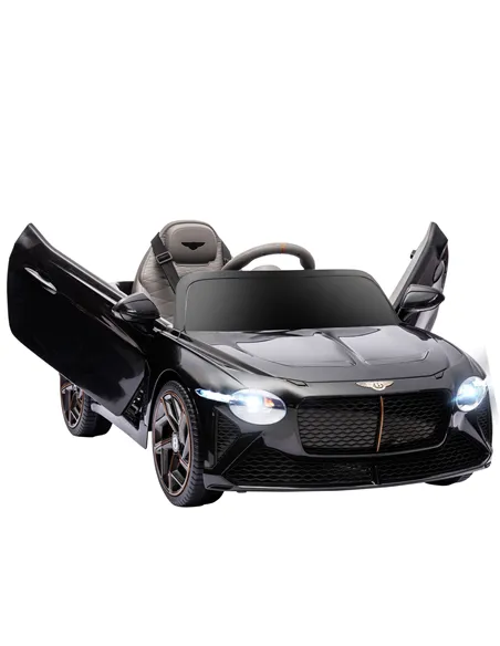 HOMCOM Bentley Bacalar Licensed 12V Kids Electric Car, with Remote Control, Black
