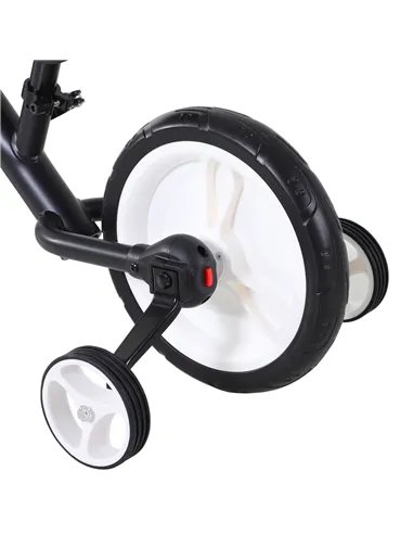 HOMCOM 11 Inch Kids Balance Bike Training Pedal Bicycle W/ Removable Stabilizers EVA Tyres Adjustable Seat Height 2 to 5 Years G