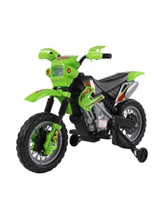 HOMCOM 6V Kids Child Electric Motorbike Ride on Motorcycle Scooter Children Toy Gift for 3-6 Years (Green)