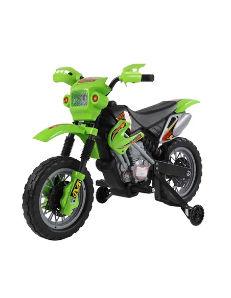 HOMCOM 6V Kids Child Electric Motorbike Ride on Motorcycle Scooter Children Toy Gift for 3-6 Years (Green)