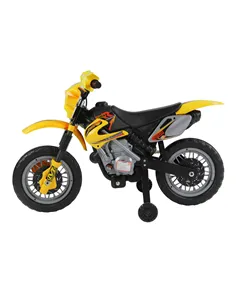 HOMCOM Electric Motorcycle for Kids Ride on Toys-Yellow