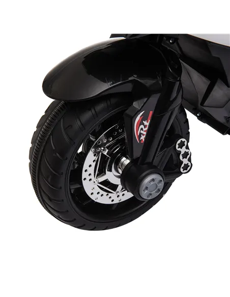 HOMCOM Kids Electric Motorcycle Ride-On Toy, with Three Wheels, Music, Horn, Lights