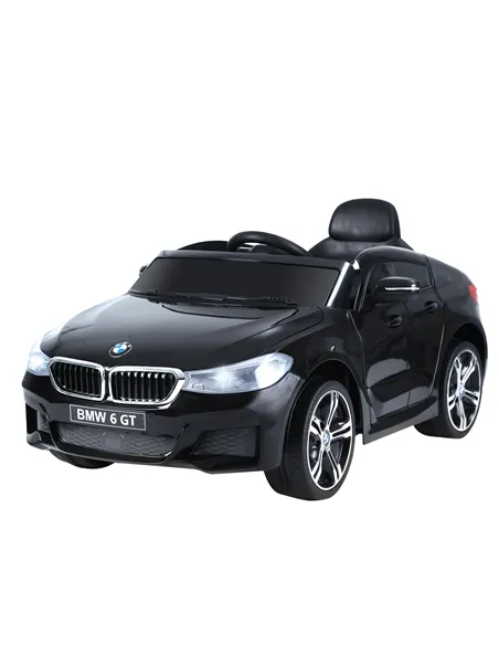 HOMCOM Kids Electric Ride On Car 6V Licensed BMW 6GT W/ Remote-Black