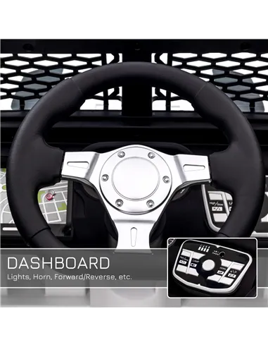 HOMCOM 12V Kids Electric Ride On Car Truck Toy SUV with Remote Control for 3-6 Yrs