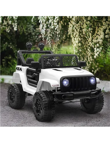 HOMCOM 12V Kids Electric Ride On Car Truck Toy SUV with Remote Control for 3-6 Yrs