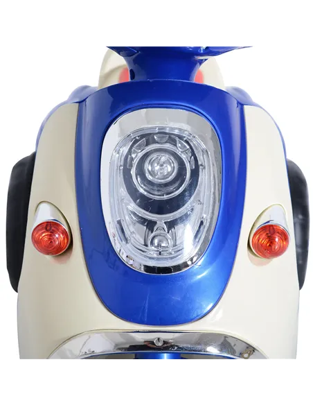 HOMCOM Kids Electric Ride On Toy Car 6V Electric Motorbike with Chargeable Battery Headlight and Music for 3-5 Years - Blue