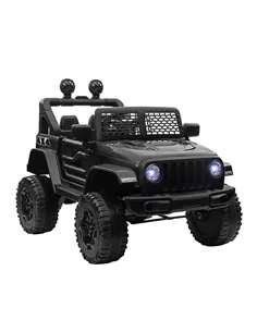 HOMCOM Kids Electric Ride On Car 12V Off Road Toy with Parental Remote Control 2 Motors Horn Lights Suspension Wheels for 3-6 Ye