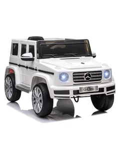 HOMCOM Mercedes Benz G500 Licensed 12V Kids Electric Ride On Car  Toy with Parental Remote Control Battery-powered 2 Motors Musi