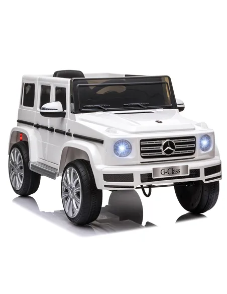 HOMCOM Mercedes Benz G500 Licensed 12V Kids Electric Ride On Car  Toy with Parental Remote Control Battery-powered 2 Motors Musi