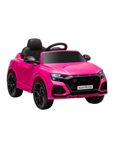 HOMCOM Audi RS Q8 6V Kids Electric Ride On Car Toy w/ Remote USB MP3 Bluetooth Pink
