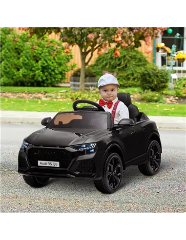 HOMCOM Licensed Audi RS Q8 Electric Ride On Car, with Remote Control, Black