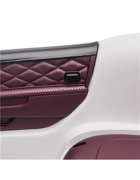 HOMCOM Bentley Mulsanne Licensed Kids Electric Ride-On Car, with Remote Control. LED lights, Music - White