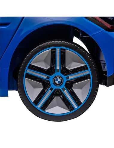 HOMCOM BMW i4 Licensed 12V Kids Electric Ride-On Car, Blue