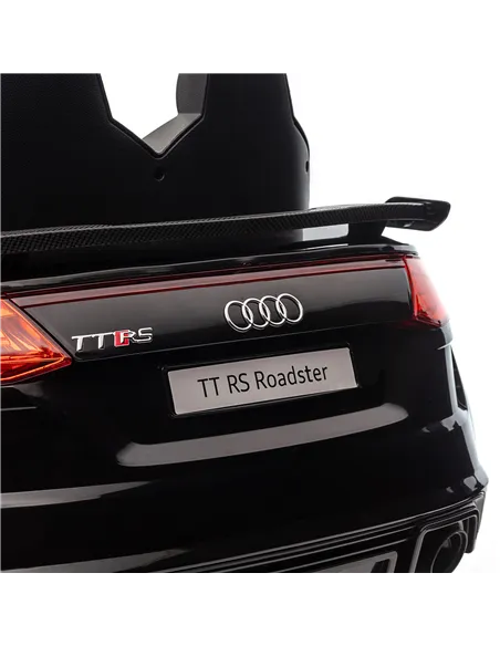 HOMCOM Kids Licensed Audi TT Ride-On Car 12V Battery w/ Remote Suspension Headlights and MP3 Player 2.5-5km/h Black