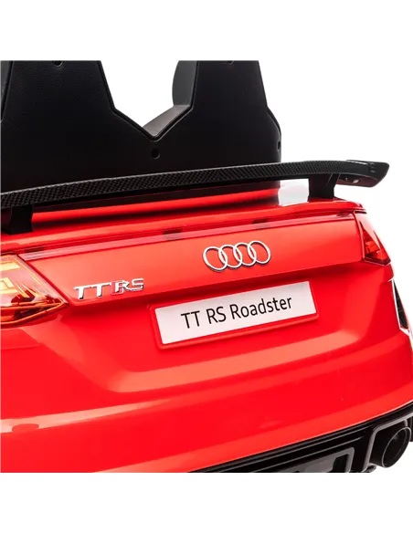 HOMCOM Kids Licensed Audi TT Ride-On Car 12V Battery w/ Remote Suspension Headlights and MP3 Player 3km/h Red