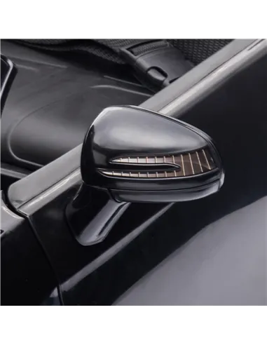 HOMCOM Benz SLC 300  Licensed 12V Kids Electric Ride On, with Music, Remote Control, LED Headlights, Horn, Black