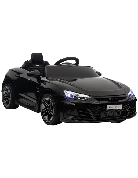 HOMCOM Audi Licensed 12V Kids Electric Ride-On, with Remote Control, Suspension System, Lights, Music, Motor - Black