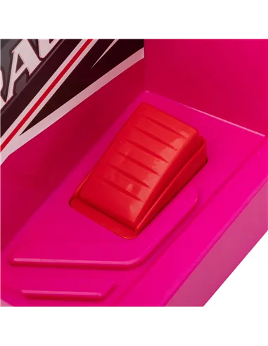 HOMCOM 6V Quad Bike with Back Trailer, Wear-Resistant Wheels, for Ages 18-36 Months, Pink